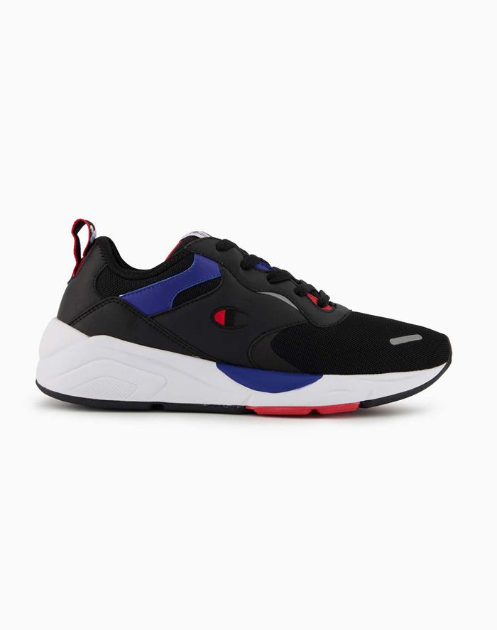 Champion Mens Sneakers NZ - Lexington 210 Black ( 9480-PJYFA )